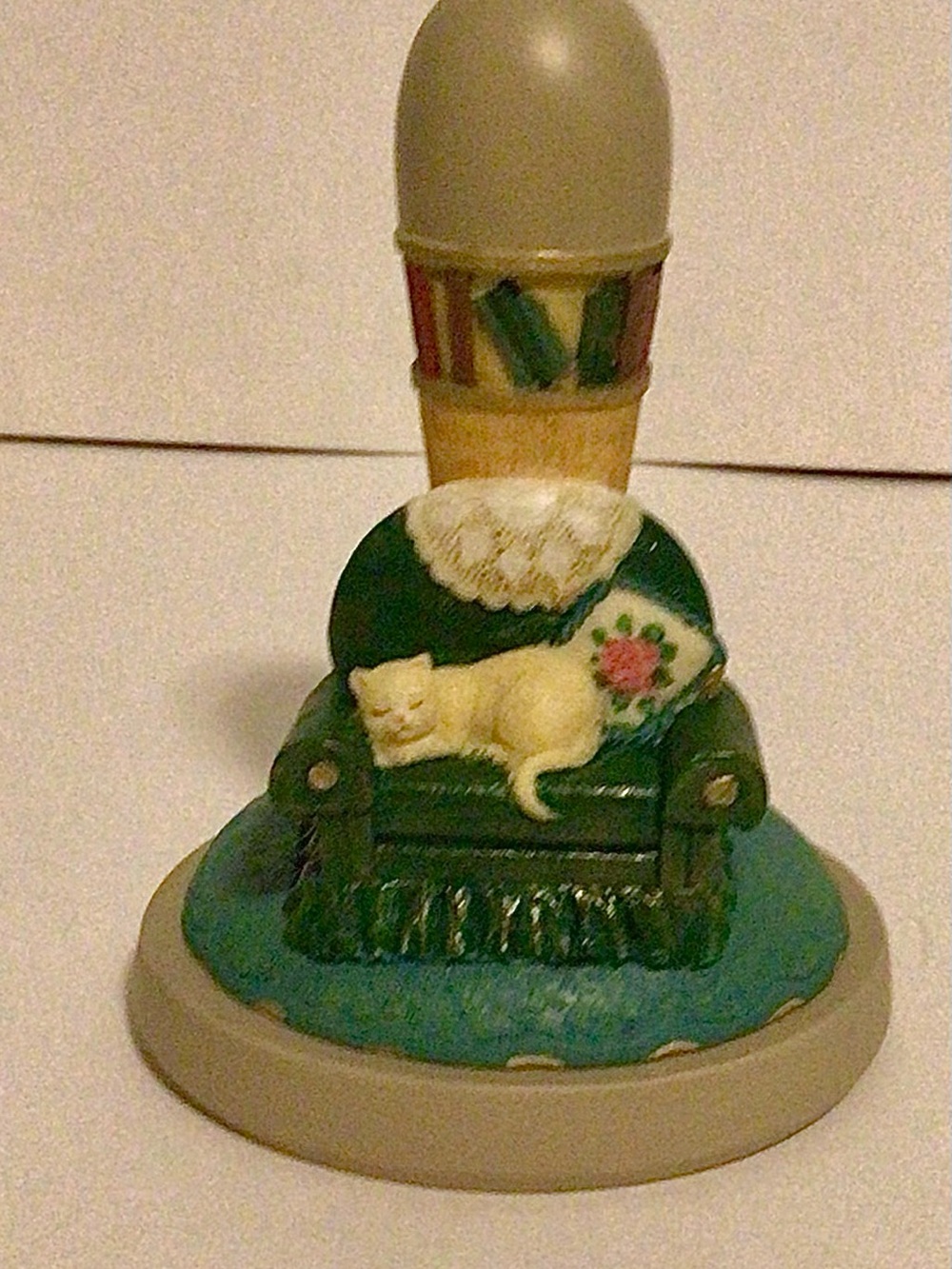 Vintage Brown Bag Cookie Art Cookie Stamp Press Cat Nap Kitty #39 Retired